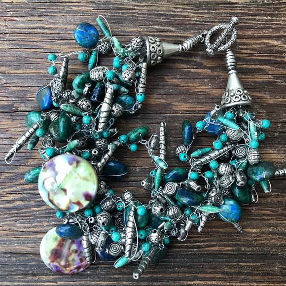 Chunky Boho Style Choker Necklace - Picture 1 of 7